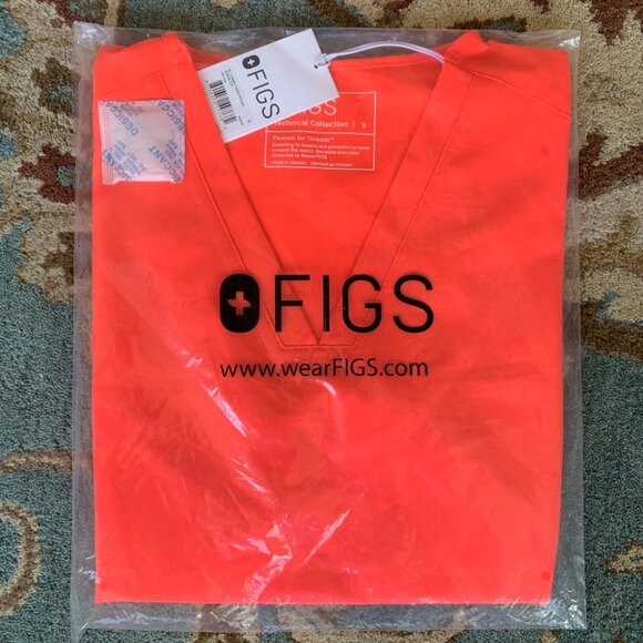 FIGS Women's Casma Three-Pocket Scrub Top Small NWT - Picture 2 of 3